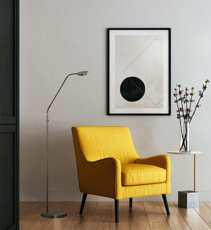 Masterlight Denia Led Floor Lamp, Brown, Packshot View