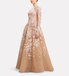 Michael Cinco Long Dress, Model View