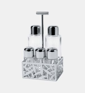 طقم توابل بنقشة أوراق الشجر 11.5 × 9.3 × 21.6 سم