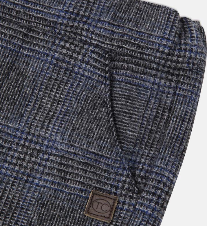 Checkered Pattern Regular-fit Pants