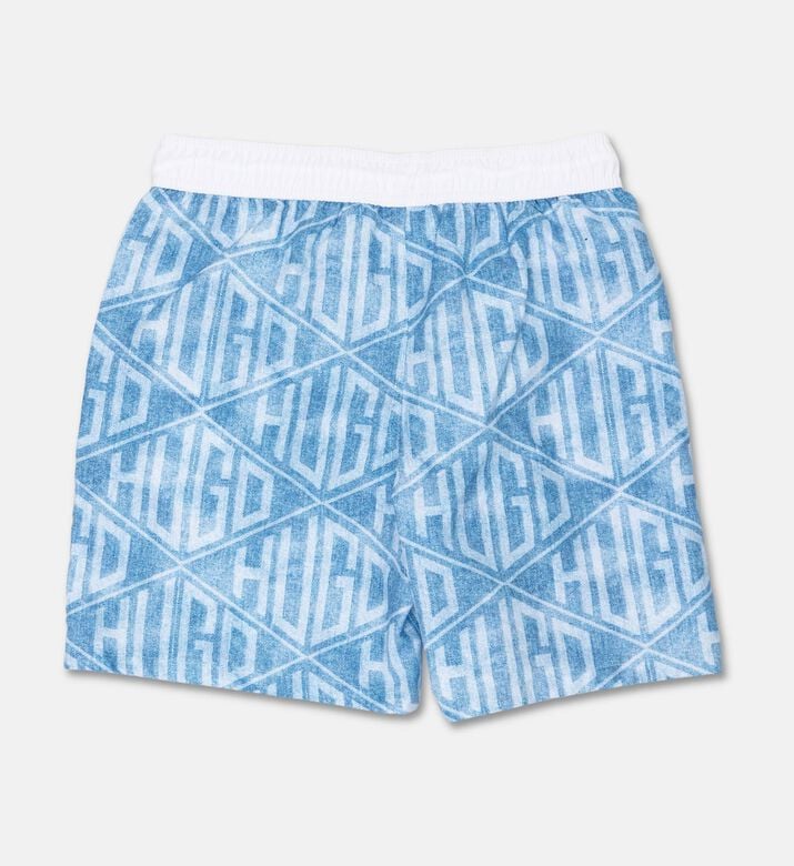 Hugo All-over Logo-print Swim Shorts, Packshot View