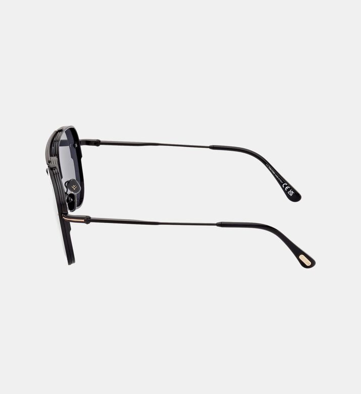 Acetate Frame Aviator Sunglasses 62