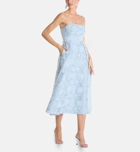 Savanna Dress, Blue, Xl, Model View