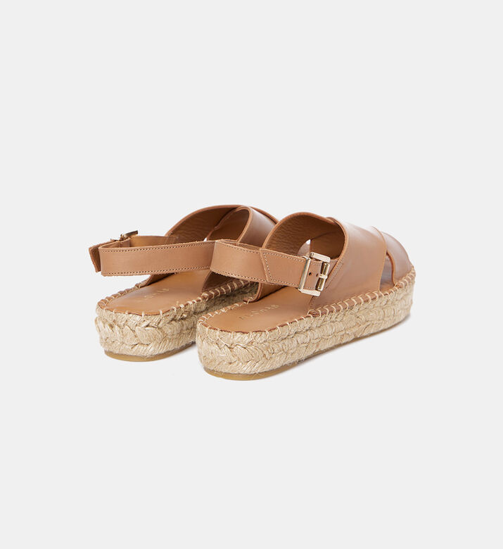 إسبادريل بحزام متقاطع جلد