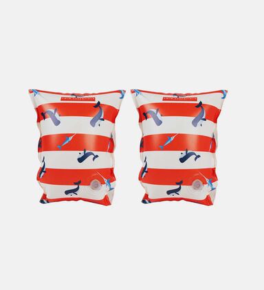 Durable Fabric Whale Print Arm Floats