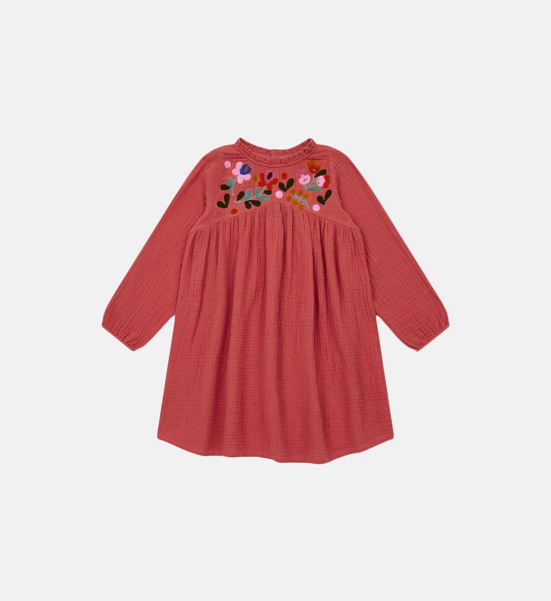 Bonton Happy Rose Wood Double Gauze Dress Dresses Galeries