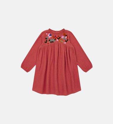 Happy Rose Wood Double Gauze Dress