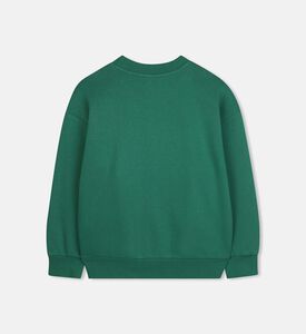 Cotton Logo-embroidery Long-sleeve Sweatshirt