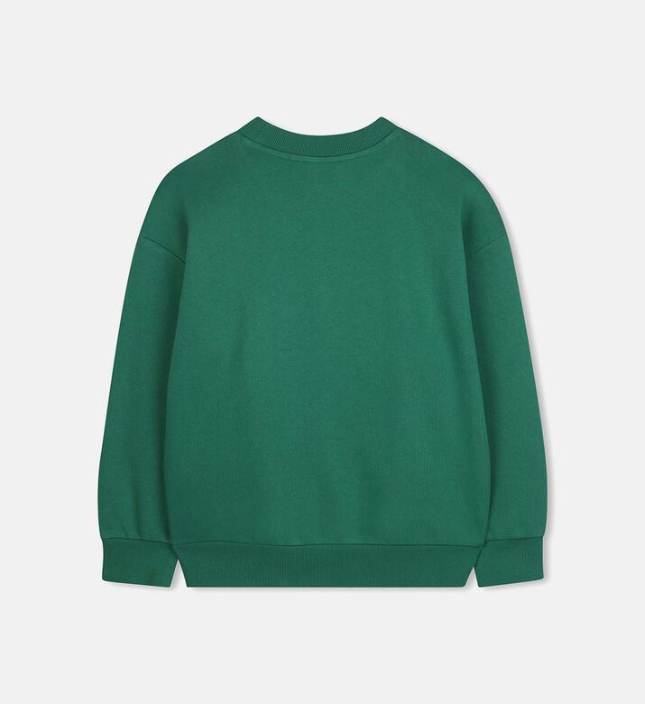 Cotton Logo-embroidery Long-sleeve Sweatshirt