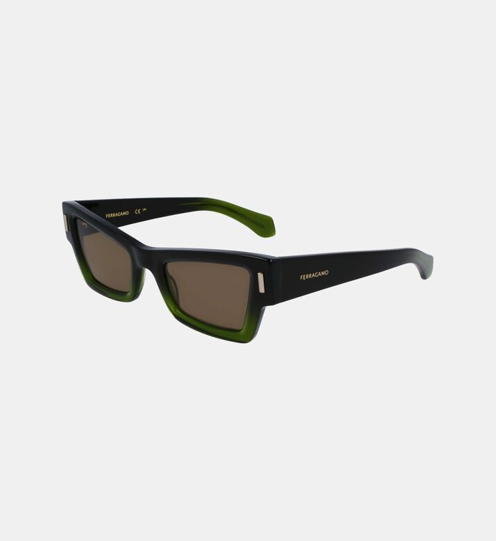 Rectangle Full-rim Sunglasses 53