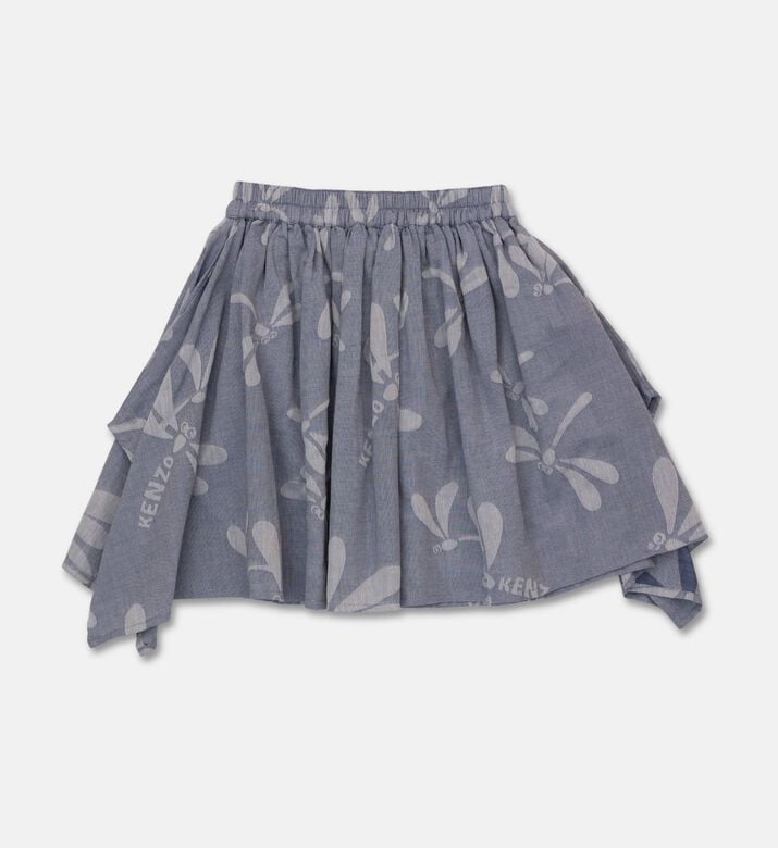 Kenzo Jacquard Kimono Cotton Skirt, Packshot View