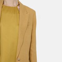 Linen Canvas Belted Jacket