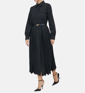 Handmade Pleats Chemise Dress