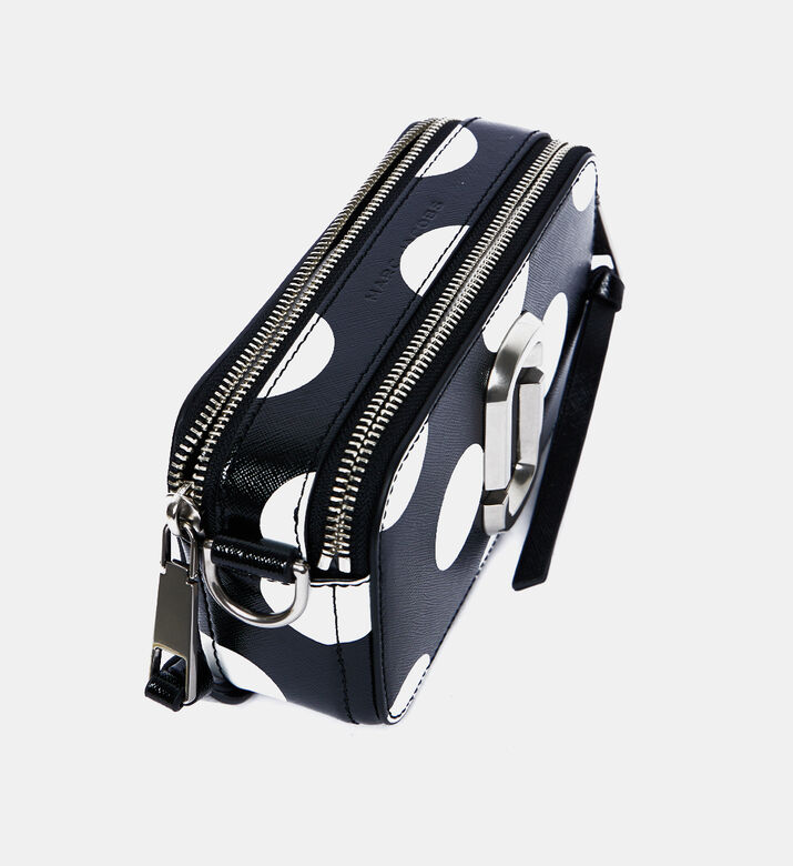 The Spots Leather Snapshot Bag