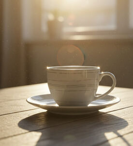 Home Deco and More Graphik Saucer Tea Cup Six-pieces Set, Packshot View