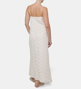 Baobab Floral-embroidered V-neck Maxi Dress, Model View