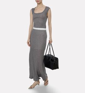 Samsoe Ribbed Scoop-neck Top, Model View