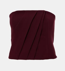 بلوزة بلا أكمام بتصميم ملفوف