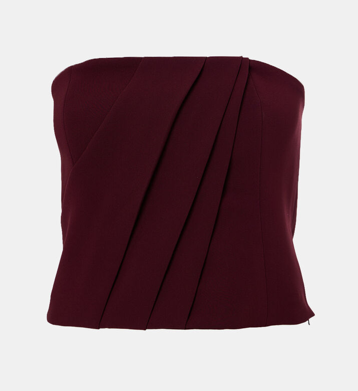 Draped Sleeveless Top