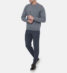 سويت شيرت غير رسمي بياقة دائرية