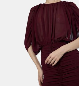 Ronny Kobo Button Closure V-neck Vest, Model View