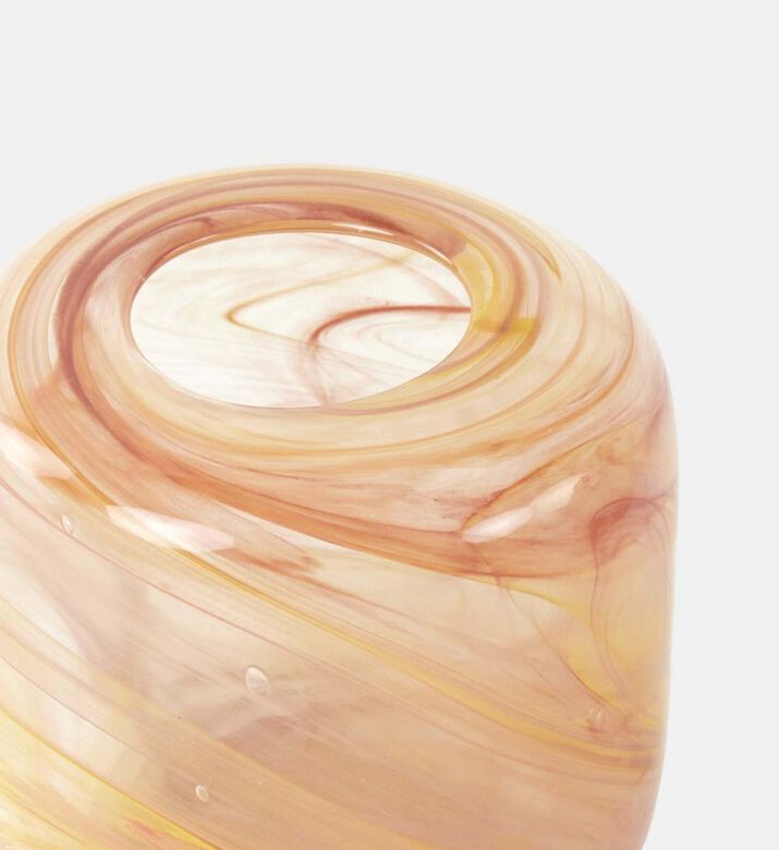 مزهرية رخامية زجاجية من سيلين