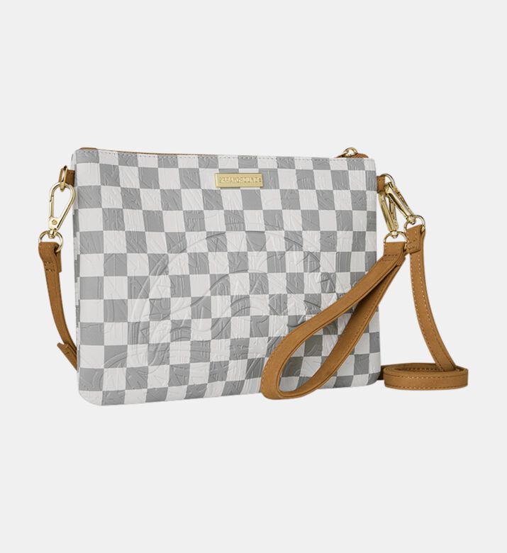 Sprayground Embossed Check Utility Pouch, Packshot View