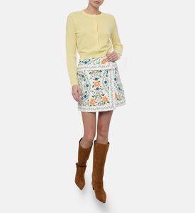 Farm Rio Wrap Floral Skirt, Model View