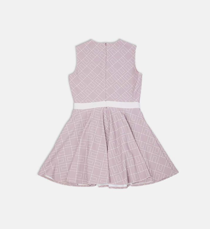 All-over Print Sleeveless Dress