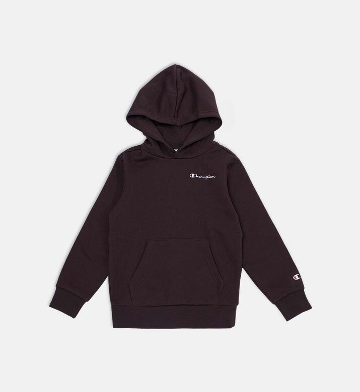 Champion Logo-detail Kangaroo Pocket Hoodie, Burgundy, Xs, Packshot View