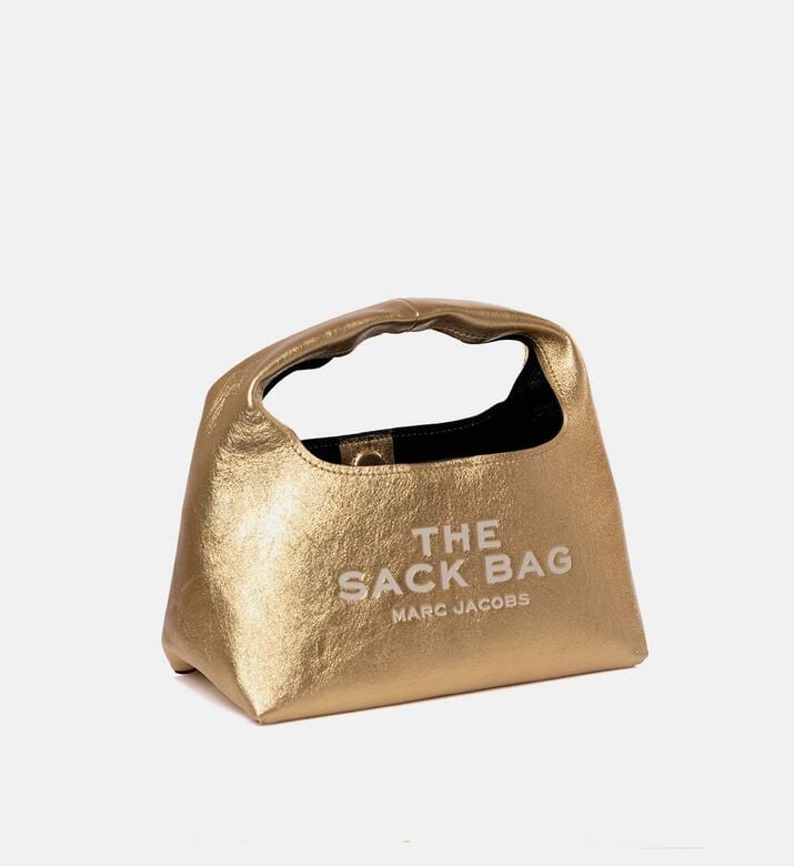 The Metallic Leather Mini Sack Bag The Metallic Leather Mini Sack Bag