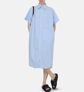 Classic Collar Plain Maxi Dress