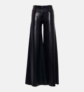 Alice and Olivia Faux Leather Wide-leg Pants, Packshot View