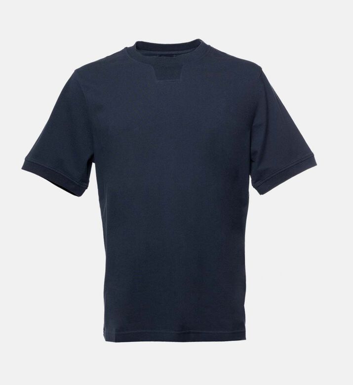 Ribbed Cuffs Short-sleeve T-shirt