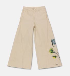 Marni Floral-print Button Closure Wide-leg Pants, Packshot View
