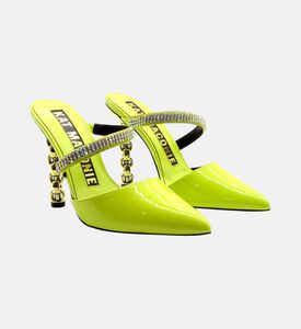 Maddy Suede Leather High Heel Mules