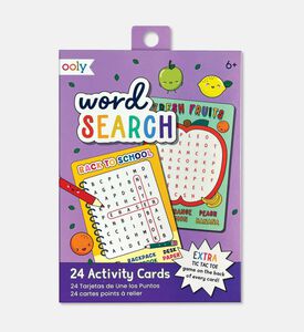 Ooly Sweet Word Search Activity Cards, Packshot View