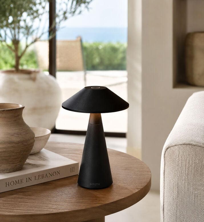 Sompex Move Aluminum Led Table Lamp, Black, Packshot View