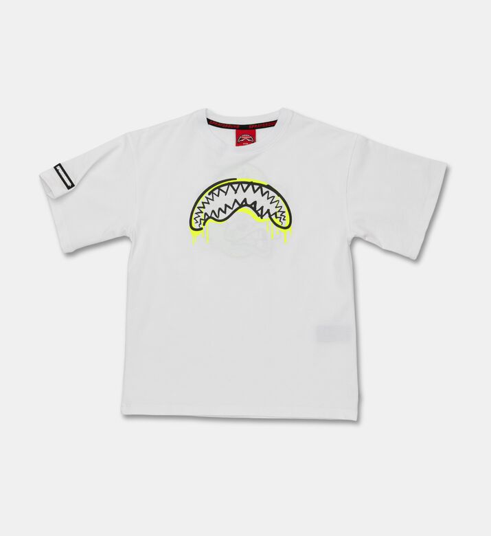 Sprayground Graffiti Graphic Short-sleeve T-shirt, White, 8y, Packshot View