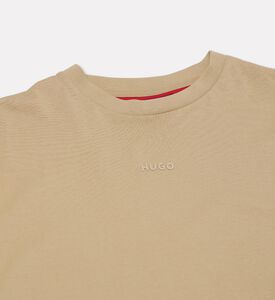 Hugo Cotton Jersey Chest-print Short-sleeve T-shirt, Grey, 6y, Packshot View