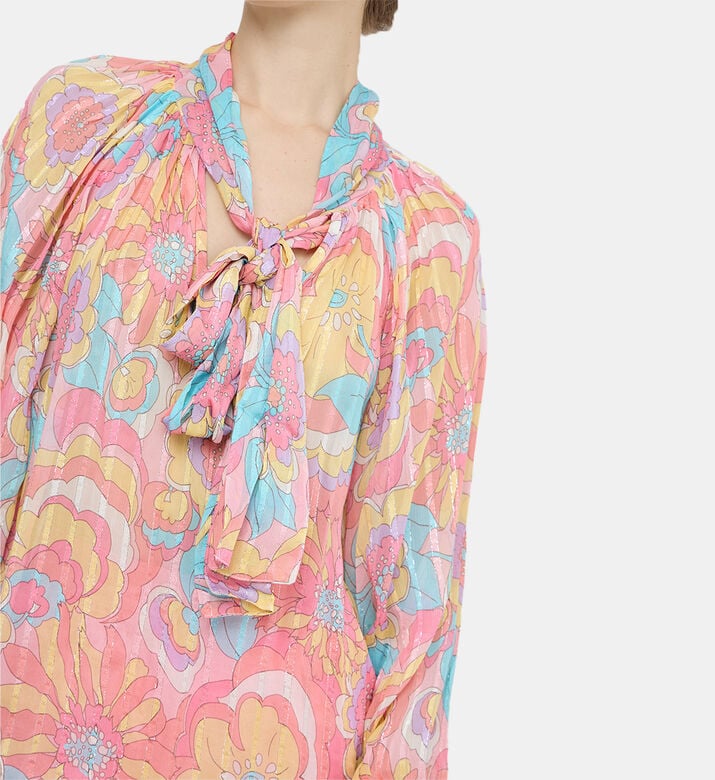 Ribbon Collar Shirt Ribbon Collar Shirt