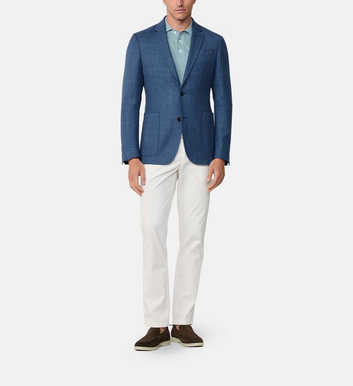 Two-buttons Closure Fitted Blazer