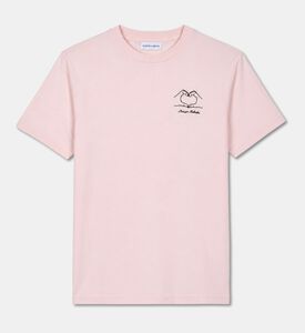 Maison Labiche Organic Cotton Heart-embroidery T-shirt, Packshot View