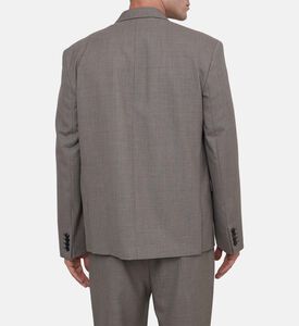 Wool Double-breasted Suit Jacket