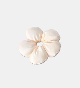 StickyBestie Scrunchie Flower, White, Packshot View
