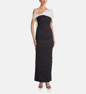 Savanna Dress, Black, Xxl, Model View