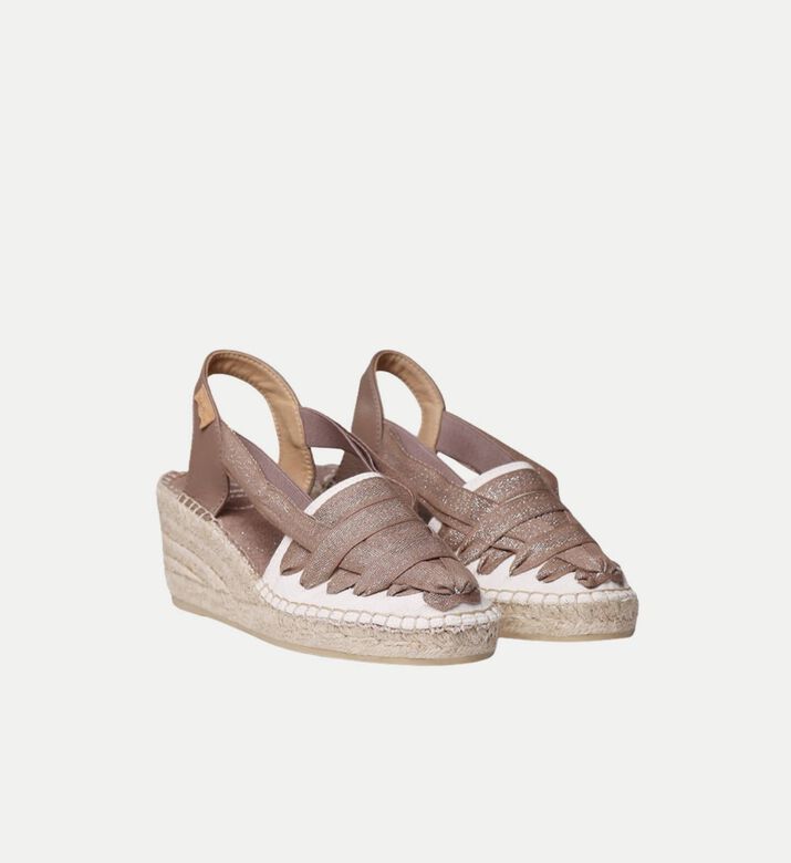 Tracy-cz Cotton Blend Mid-wedge Closed-toe Espadrille