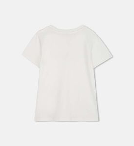 تيشيرت مطبوع بتأثير معدني