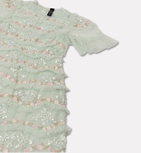 Needle & Thread Dress Daisy, Light-green, 10y, Packshot View