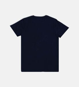 تيشيرت متعدد الألوان بتطريز شعار